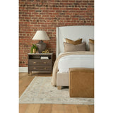 Marble Top Oak 2-Drawer Nightstand | Living Essentials Cambria