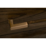 Marble Top Oak 2-Drawer Nightstand | Living Essentials Cambria