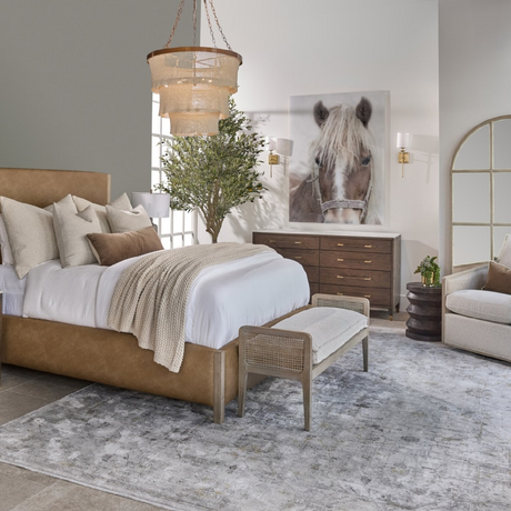 Modern European furniture - Brown Oak 8-Drawer Double Dresser - www.oroa.com