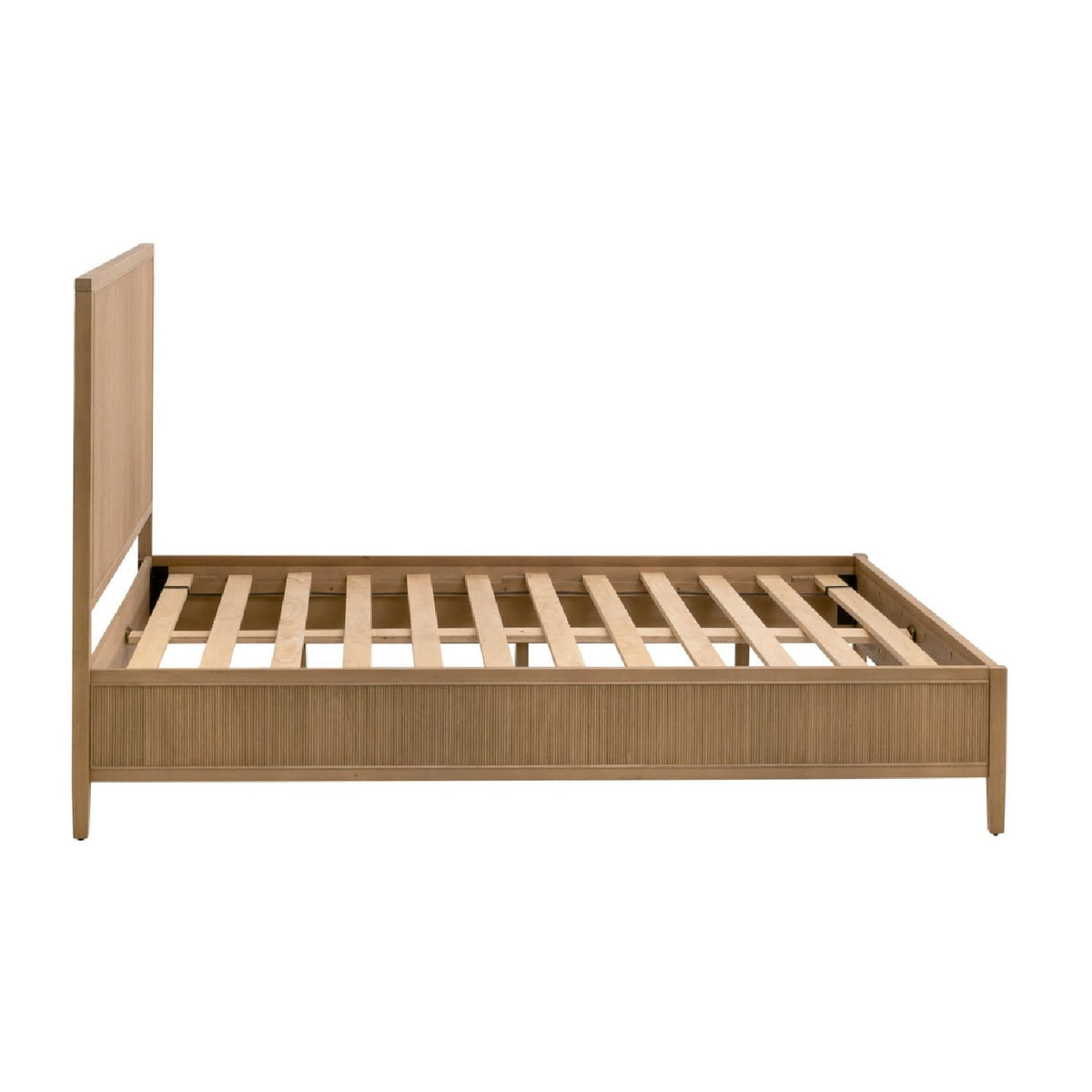 Modern European furniture - Natural Oak Queen Bed - www.oroa.com