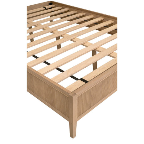 Modern European furniture - Natural Oak Queen Bed - www.oroa.com