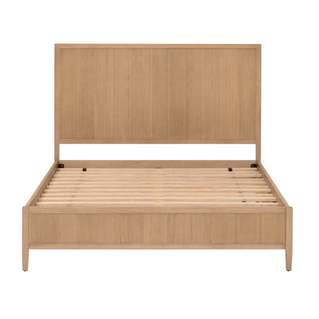 Modern European furniture - Natural Oak Queen Bed - www.oroa.com