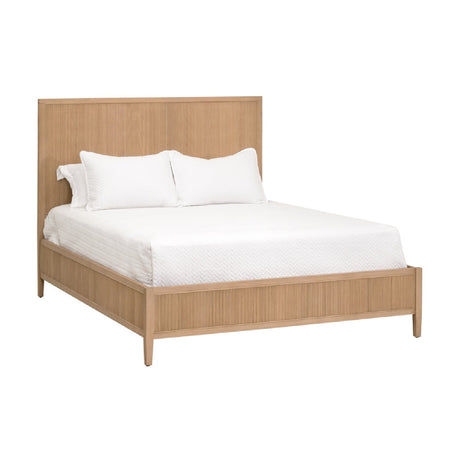 Modern European furniture - Natural Oak Queen Bed - www.oroa.com
