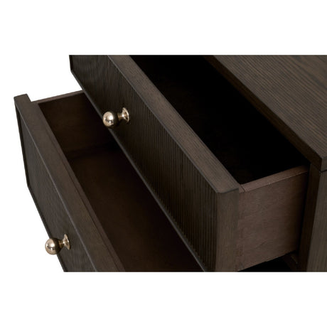 2-Drawer Oak Nightstand S | Living Essentials Highland