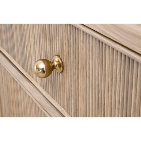 2-Drawer Oak Nightstand S | Living Essentials Highland
