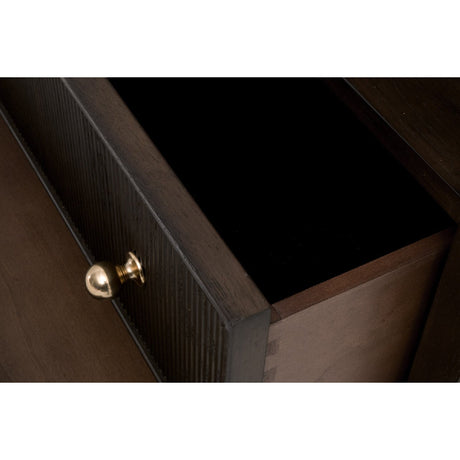 2-Drawer Oak Nightstand L | Living Essentials Highland