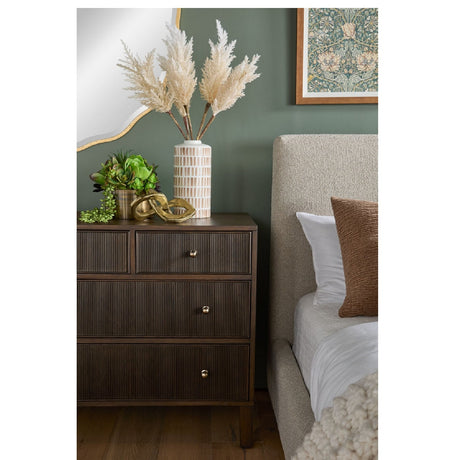 8-Drawer Oak Double Dresser | Living Essentials Highland