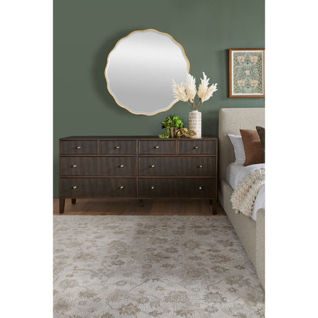 8-Drawer Oak Double Dresser | Living Essentials Highland