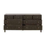 8-Drawer Oak Double Dresser | Living Essentials Highland