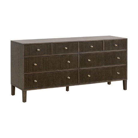 8-Drawer Oak Double Dresser | Living Essentials Highland