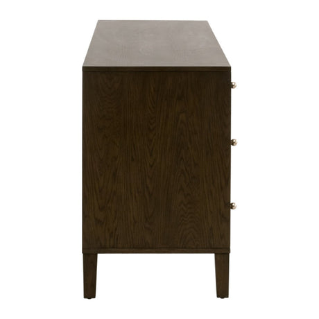 8-Drawer Oak Double Dresser | Living Essentials Highland