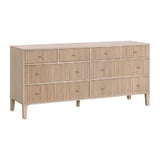 8-Drawer Oak Double Dresser | Living Essentials Highland
