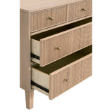 8-Drawer Oak Double Dresser | Living Essentials Highland