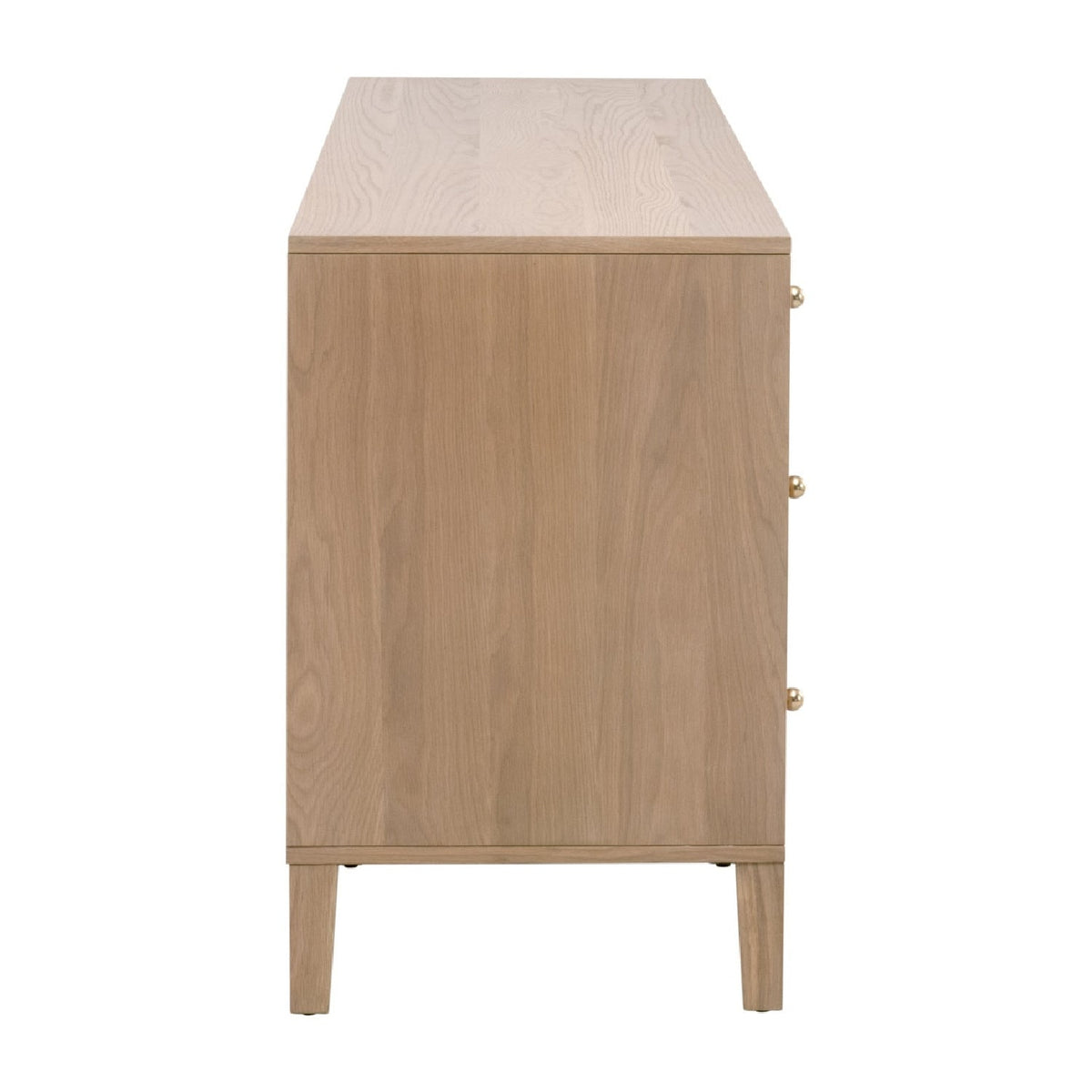8-Drawer Oak Double Dresser | Living Essentials Highland