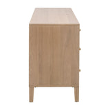 8-Drawer Oak Double Dresser | Living Essentials Highland