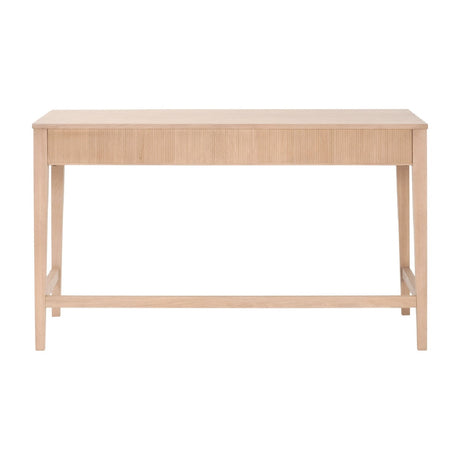 Modern European furniture - Natural Oak 3-Drawer Desk - www.oroa.com