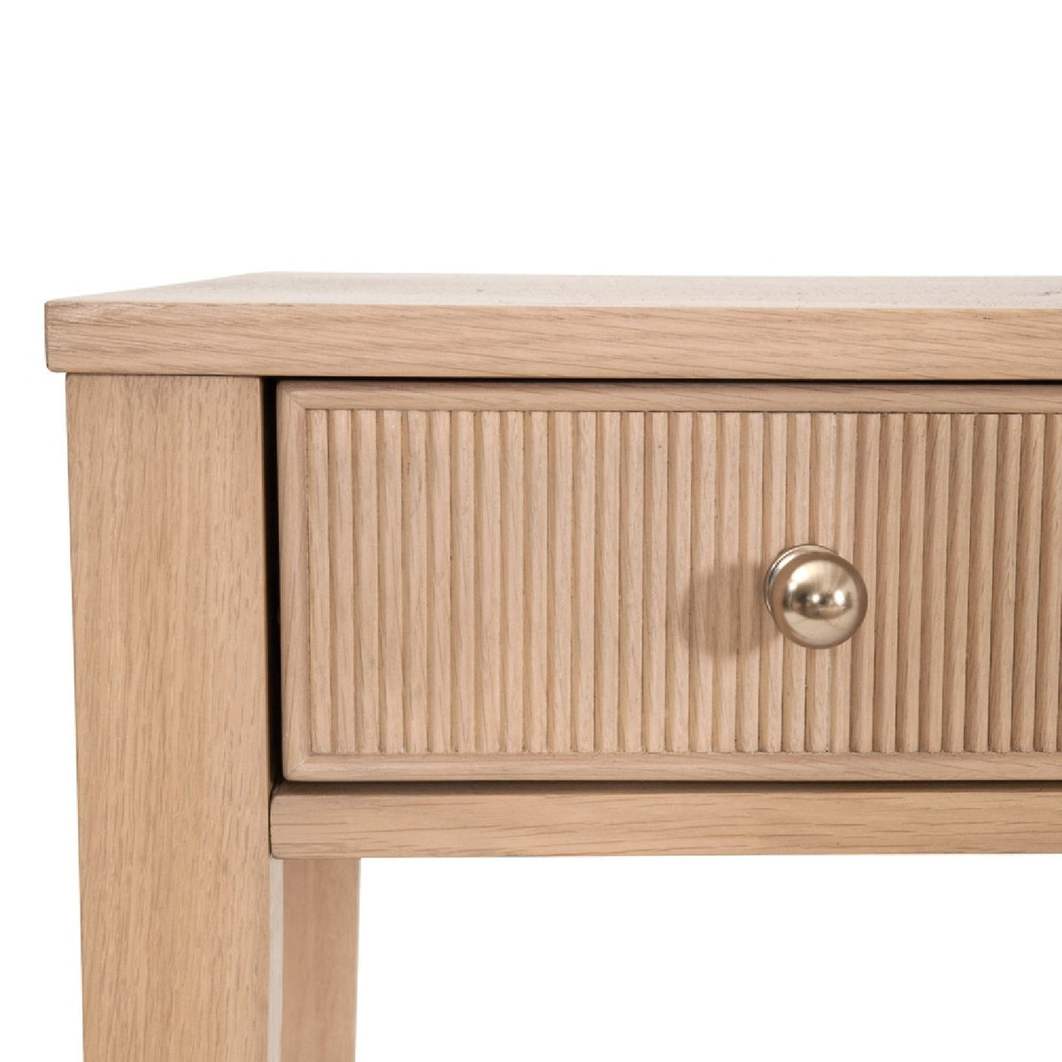 Modern European furniture - Natural Oak 3-Drawer Desk - www.oroa.com