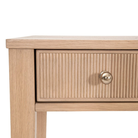 Modern European furniture - Natural Oak 3-Drawer Desk - www.oroa.com