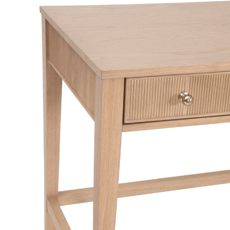 Modern European furniture - Natural Oak 3-Drawer Desk - www.oroa.com