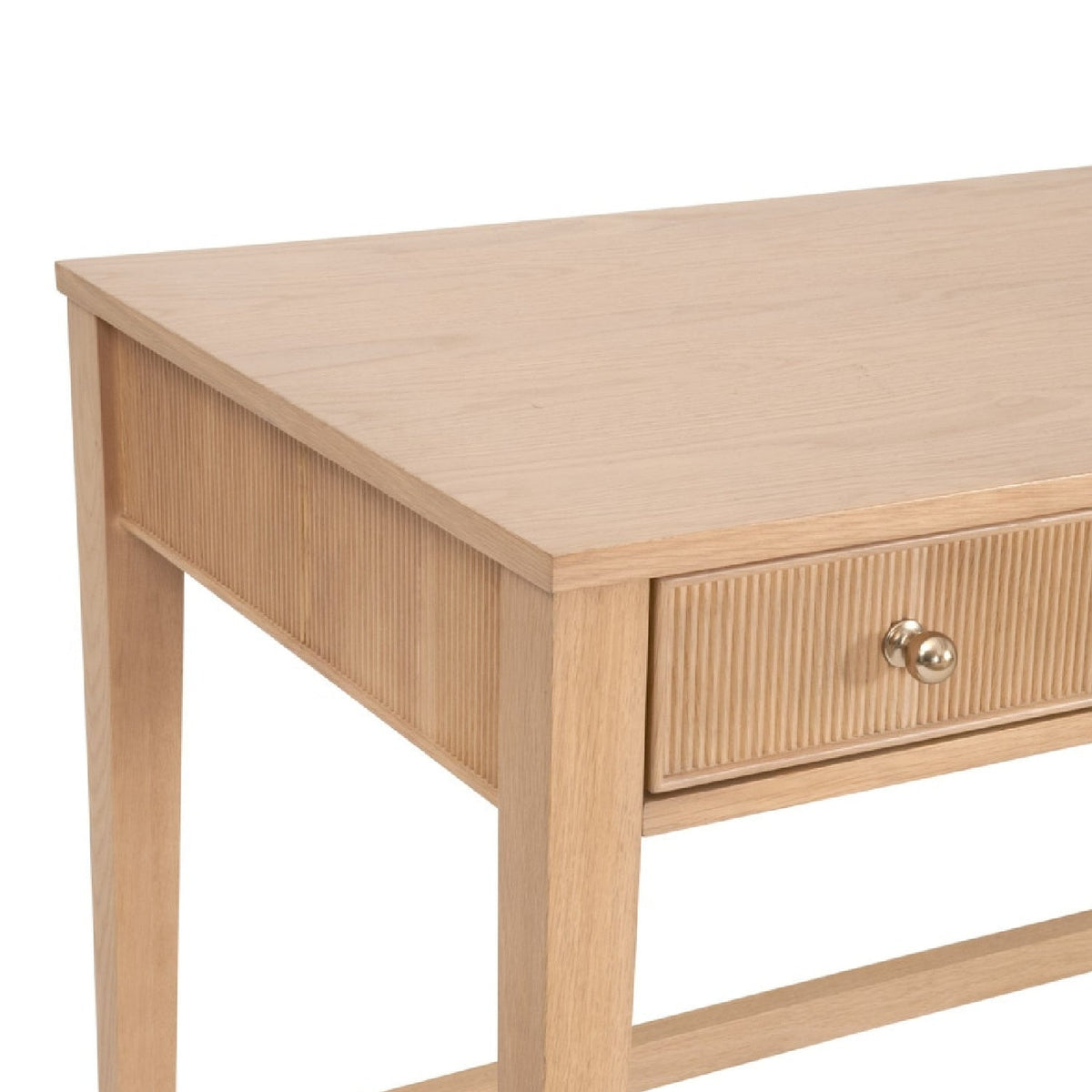 Modern European furniture - Natural Oak 3-Drawer Desk - www.oroa.com