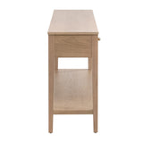 Modern European furniture - Natural Oak 3-Drawer Console Table - www.oroa.com