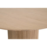 Modern European furniture - Round Natural Oak Dining Table - www.oroa.com