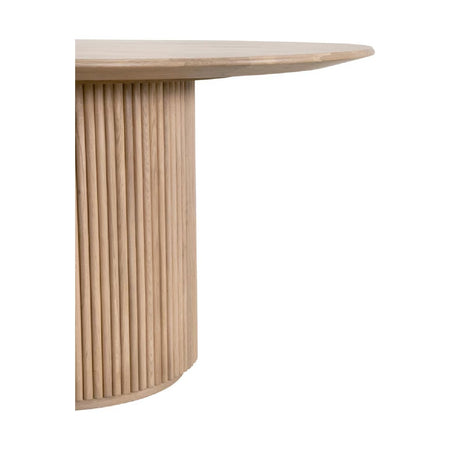 Modern European furniture - Round Natural Oak Dining Table - www.oroa.com