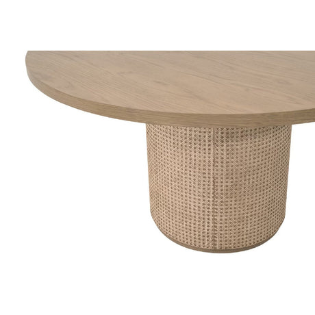 Modern European furniture - Natural Oak Round Dining Table - www.oroa.com