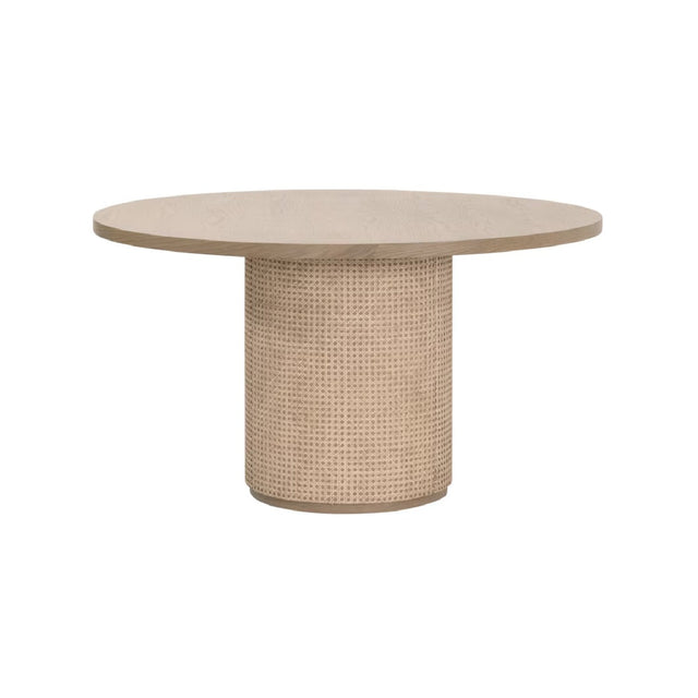 Modern European furniture - Natural Oak Round Dining Table - www.oroa.com