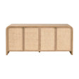 Modern European furniture - Oak Framed Cane 4-Door Sideboard - www.oroa.com