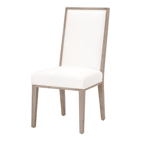 Solid Wood Framed Dining Chairs (2) | Living Essentials Martin