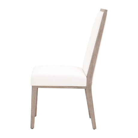 Solid Wood Framed Dining Chairs (2) | Living Essentials Martin