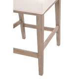 Solid Wood Framed Counter Stools (2) | Living Essentials Martin