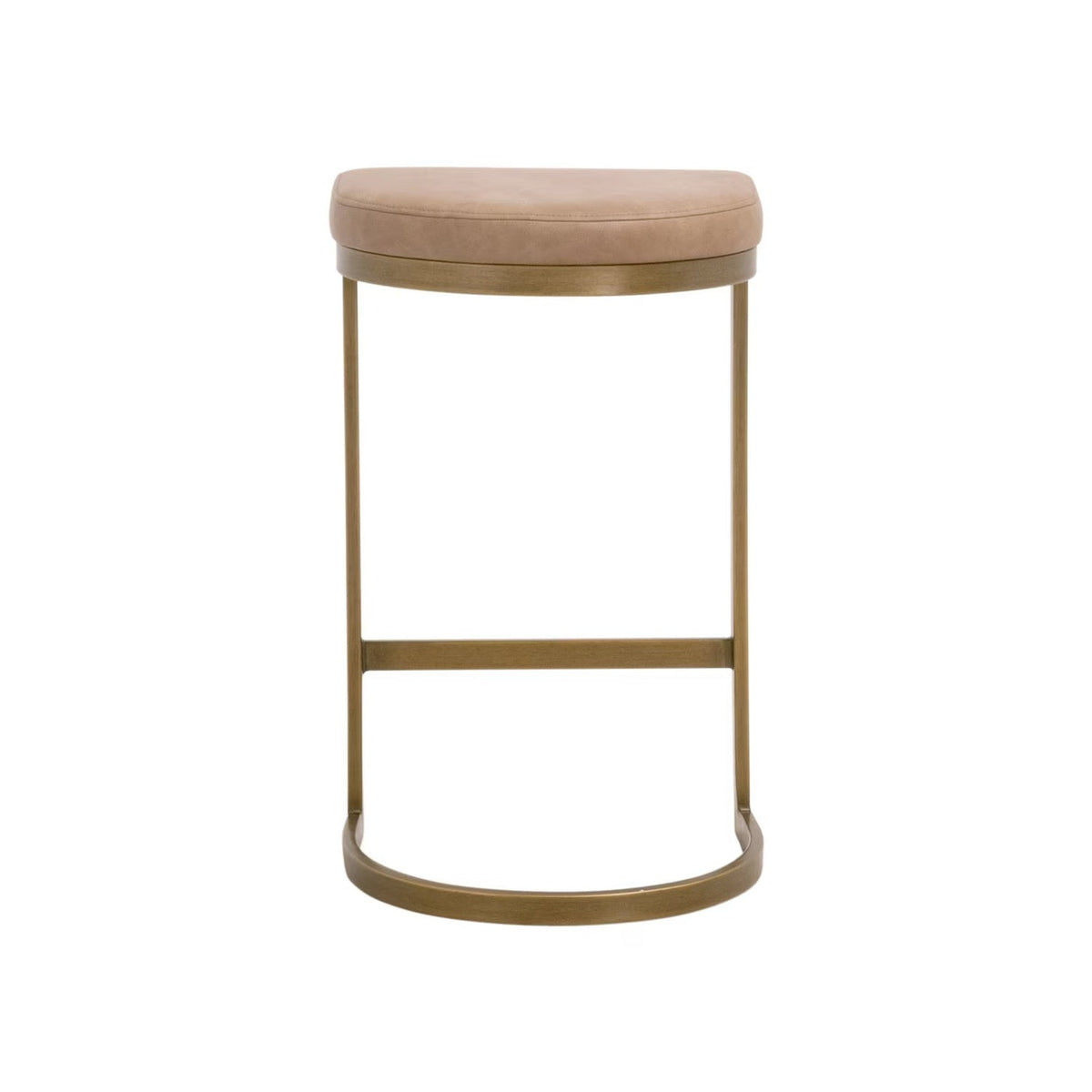Gold Cantilevered Counter Stool | Living Essentials Cresta