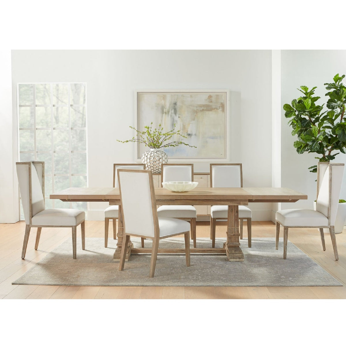Modern European furniture - Acacia Extendable Dining Table - www.oroa.com