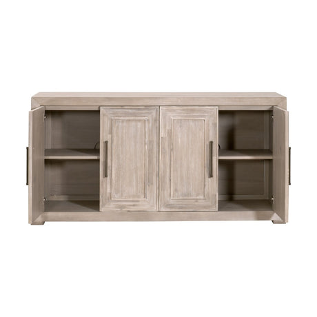 Modern European furniture - 4-Door Acacia Media Sideboard - www.oroa.com