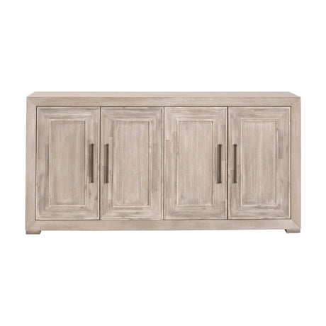 Modern European furniture - 4-Door Acacia Media Sideboard - www.oroa.com