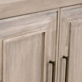 Modern European furniture - 4-Door Acacia Media Sideboard - www.oroa.com