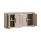 Modern European furniture - 4-Door Acacia Media Sideboard - www.oroa.com