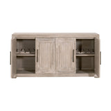 Modern European furniture - 4-Door Acacia Media Sideboard - www.oroa.com