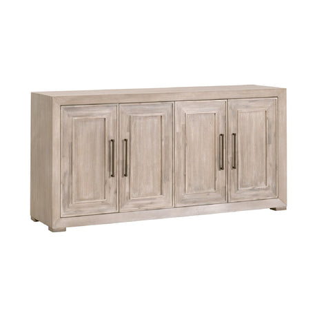 Modern European furniture - 4-Door Acacia Media Sideboard - www.oroa.com