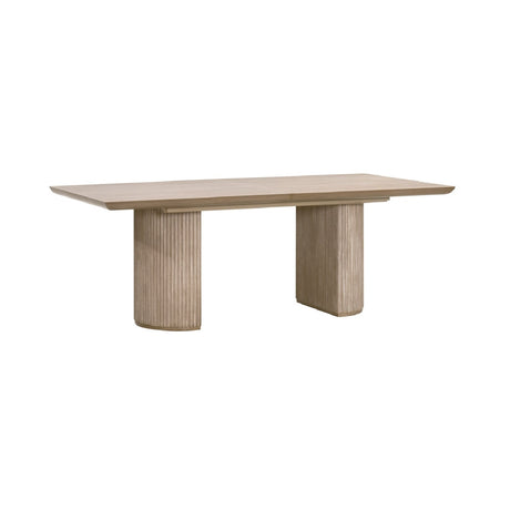Modern European furniture - Gray Acacia Extendable Dining Table - www.oroa.com