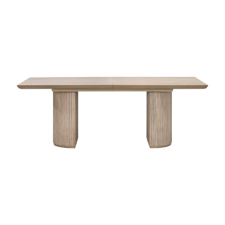 Modern European furniture - Gray Acacia Extendable Dining Table - www.oroa.com