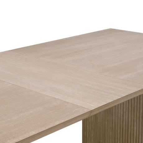 Modern European furniture - Gray Acacia Extendable Dining Table - www.oroa.com