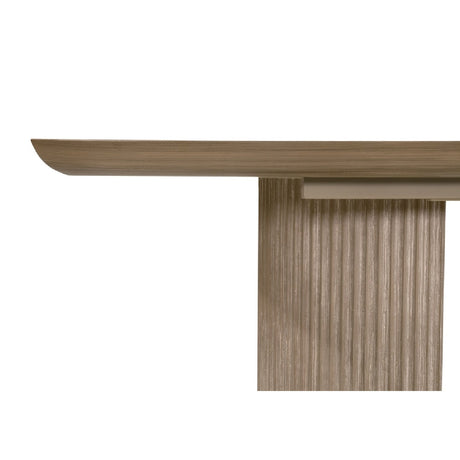 Modern European furniture - Gray Acacia Extendable Dining Table - www.oroa.com