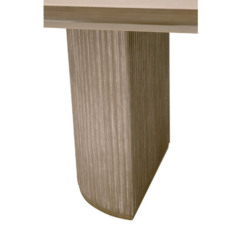 Modern European furniture - Gray Acacia Extendable Dining Table - www.oroa.com