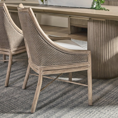 Modern European furniture - Gray Acacia Extendable Dining Table - www.oroa.com