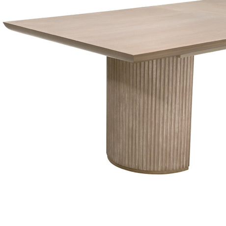 Modern European furniture - Gray Acacia Extendable Dining Table - www.oroa.com