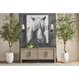 Modern European furniture - Gray Acacia 4-Door Media Sideboard - www.oroa.com