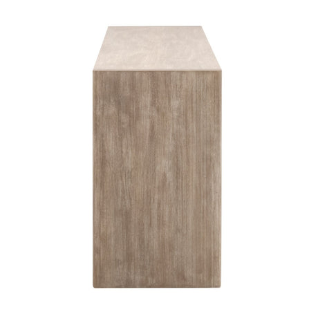 Modern European furniture - Gray Acacia 4-Door Media Sideboard - www.oroa.com